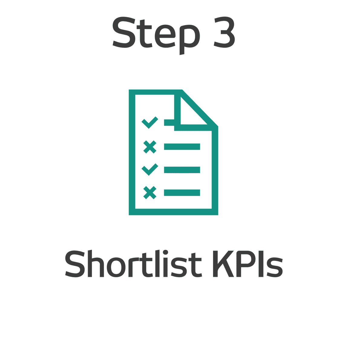 ROKS Express Step 3 - Shortlist KPIs
